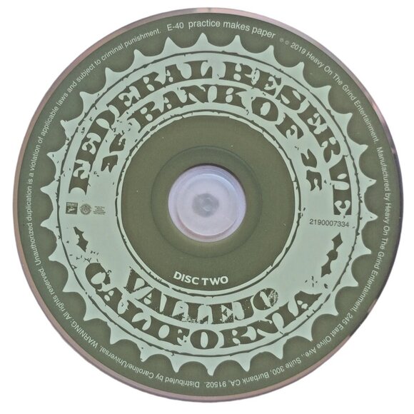 E-40 Signed Practice Makes Paper Framed CD Display Beckett E40 Autographed Album - Picture 4 of 5